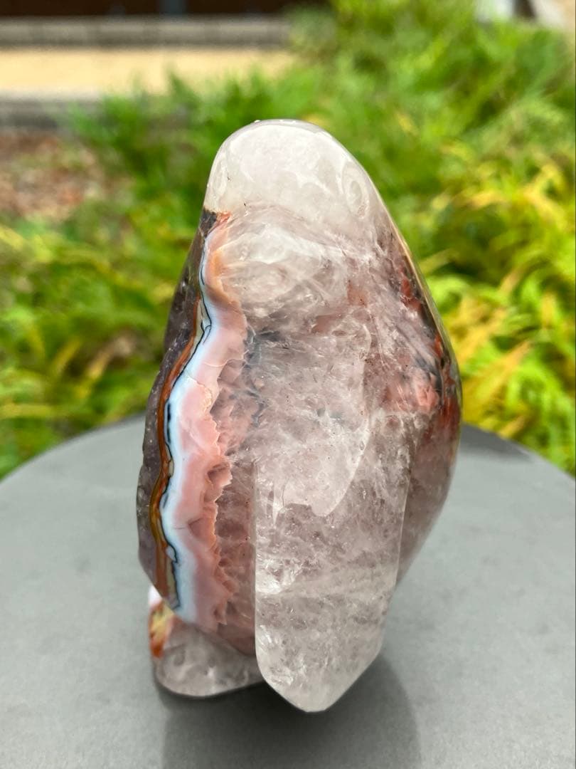 水晶　アゲート　アメジスト　ペンギン　モチーフ