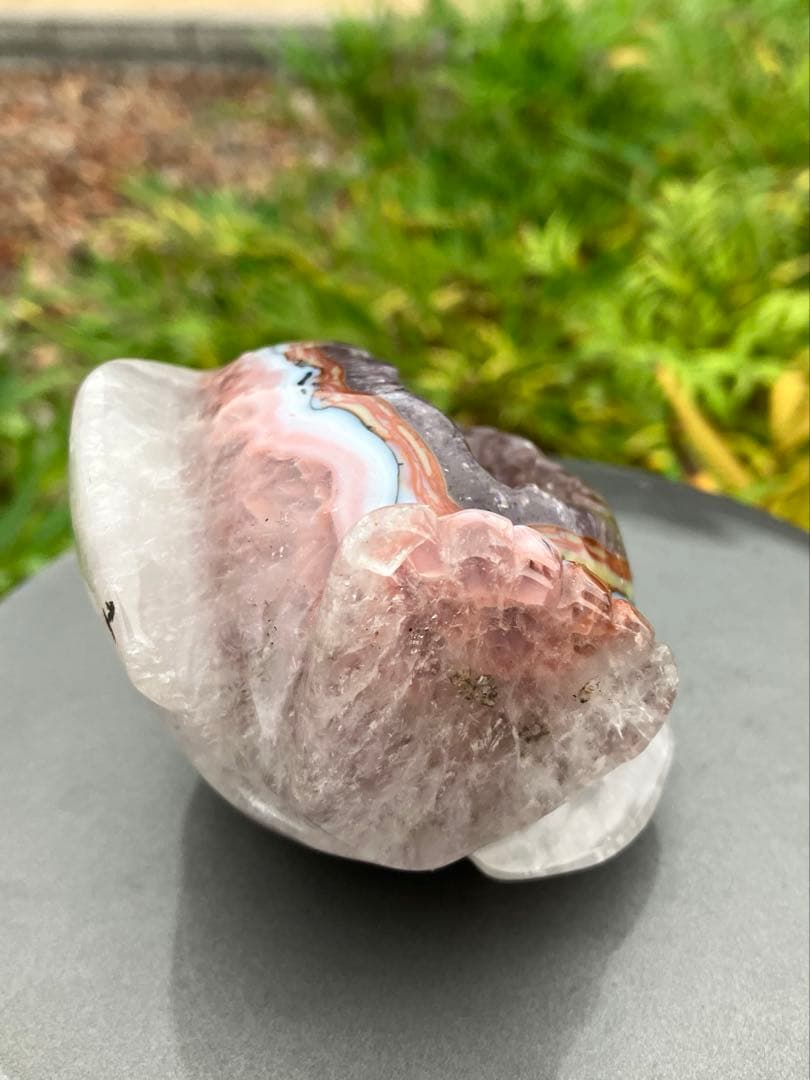 水晶　アゲート　アメジスト　ペンギン　モチーフ