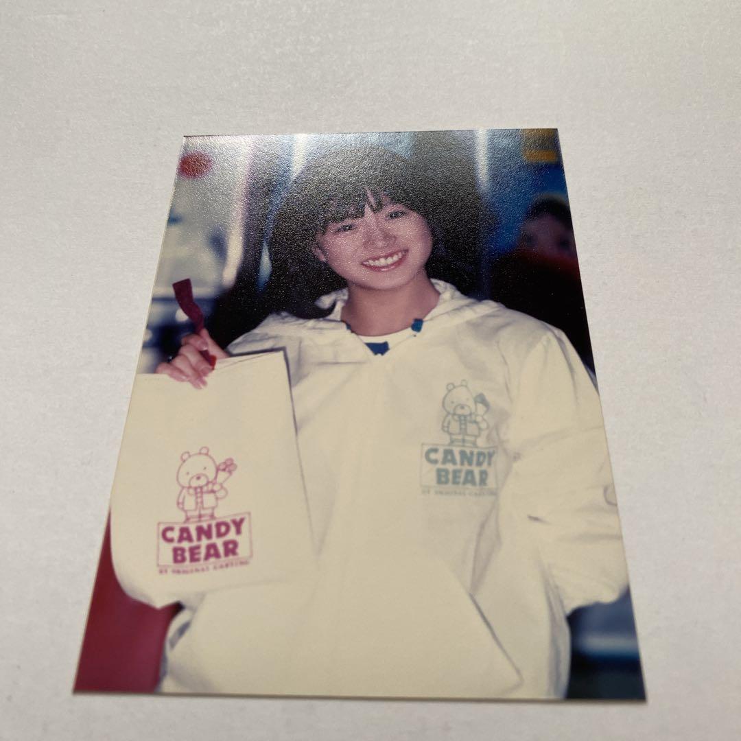 激レア　中森明菜　生写真　E判　当時物　CANDY BEARショップ