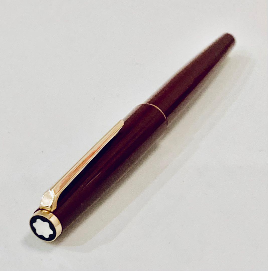 ペン先14K◆モンブラン高級万年筆 MONTBLANC 1970s ボルドー