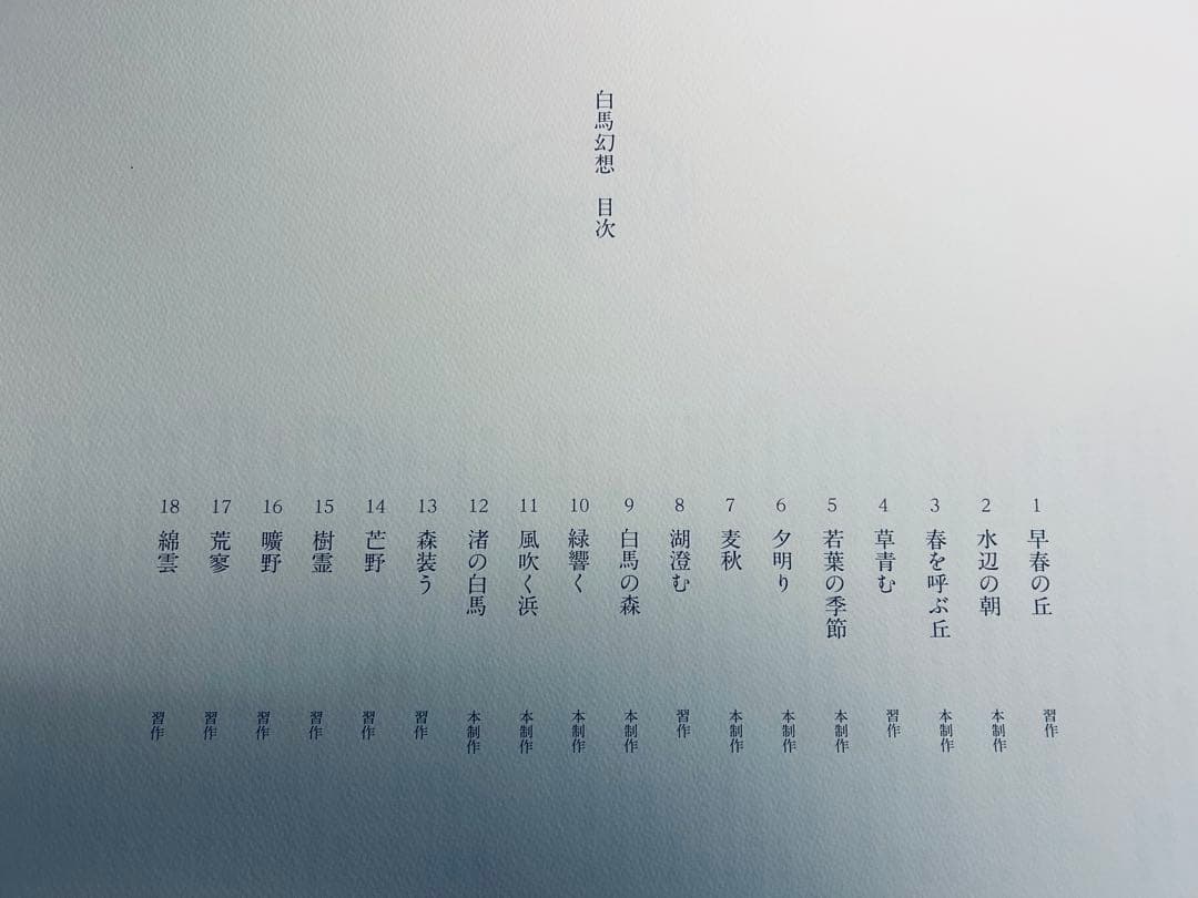 東山魁夷　白馬幻想　限定版　日本経済新聞社