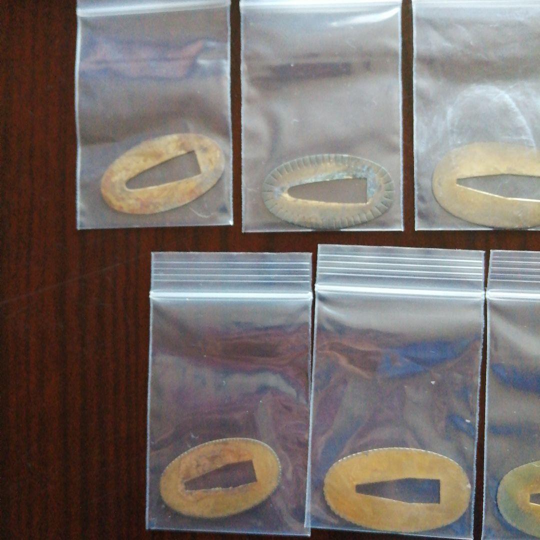 日本刀装具　はばき5個　切羽7個　まとめ売り