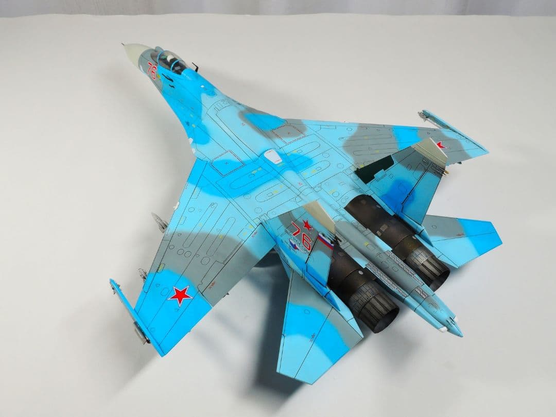 【プラモデル完成品】プラッツ 1/72 Su-27SM フランカーB