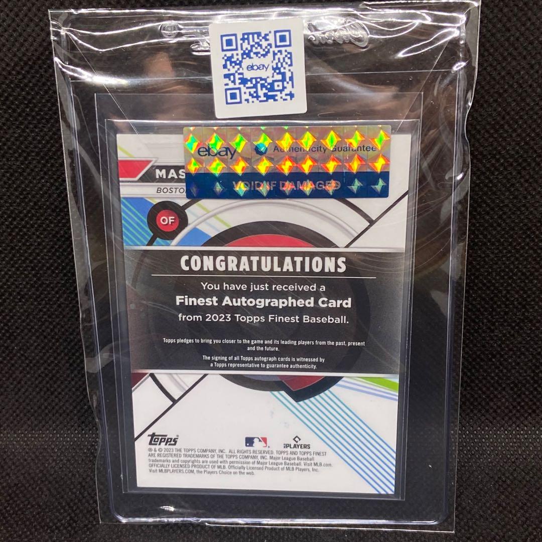 Topps chrome レッドソックス 吉田正尚 直筆サインカード 99枚限定
