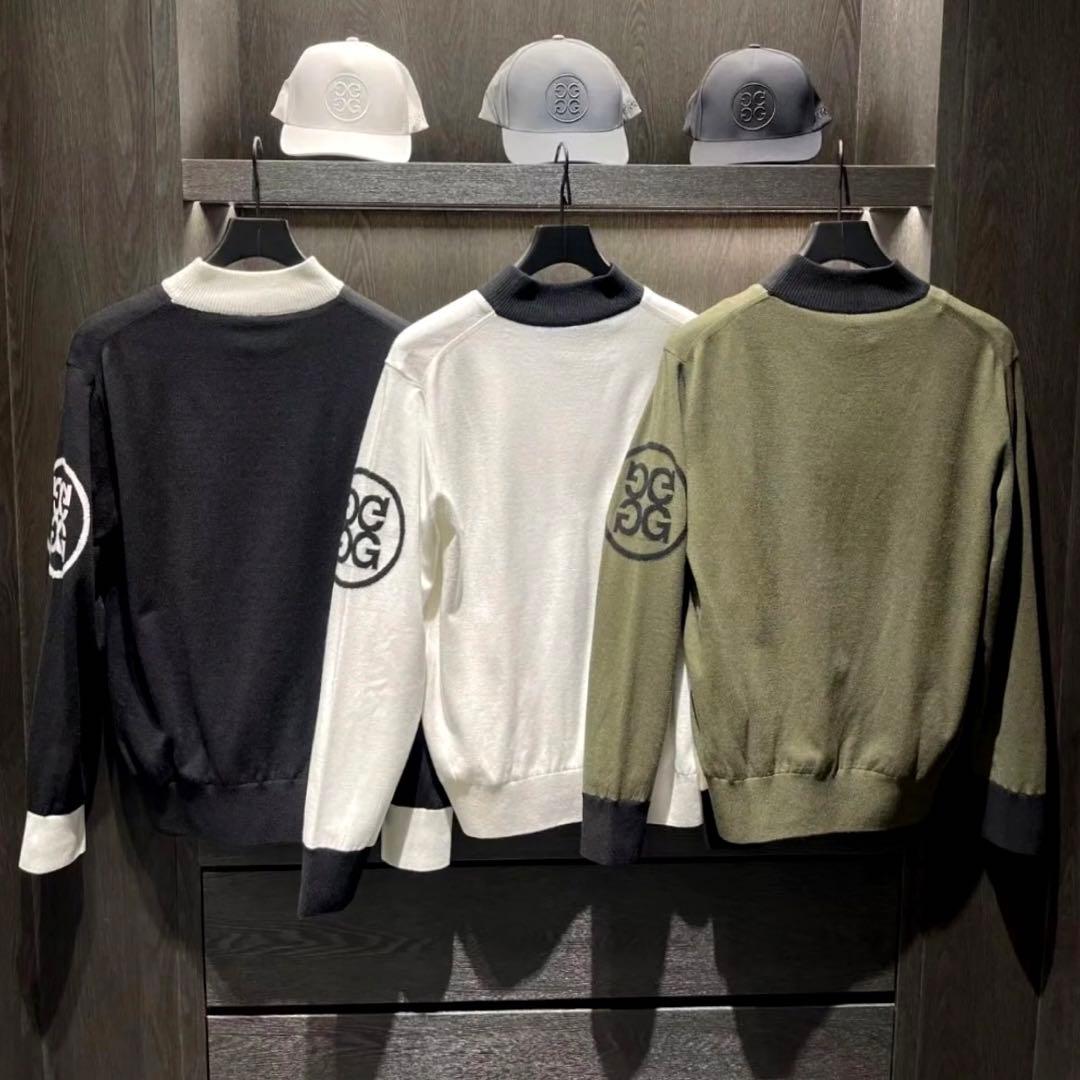 新品未使用 ゴルフ G/FORE ジーフォア メンズ セーター 長袖 Mサイズ