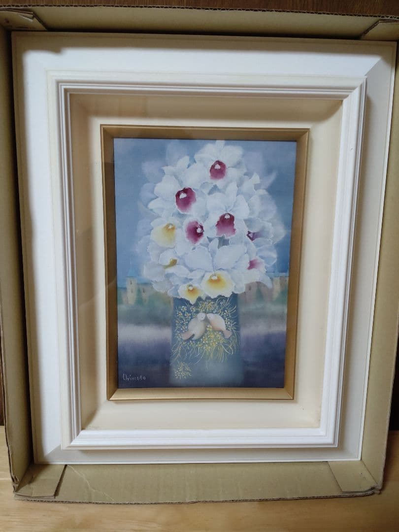 折本美弥子、 花瓶に入った花 、カトレア