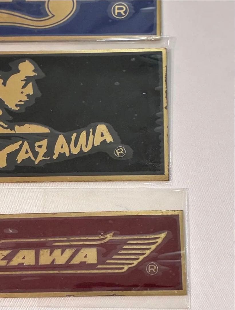 矢沢永吉／89s\"当時物プレートステッカーセット未使用品