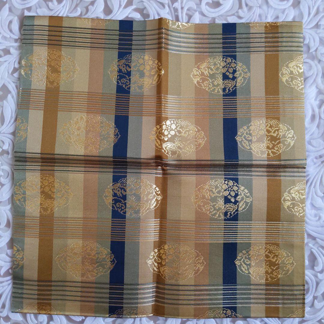 出帛紗　【梅子　】　堀之内宗完　十色間道　和久田金襴　平成27、28年