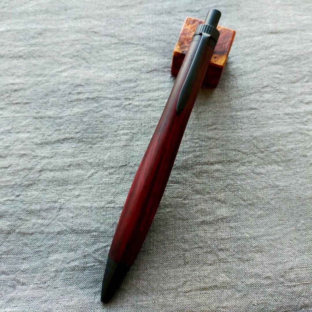 マリティマ　ハンドメイド　木軸ボールペン　G2　天然木　ブラック
