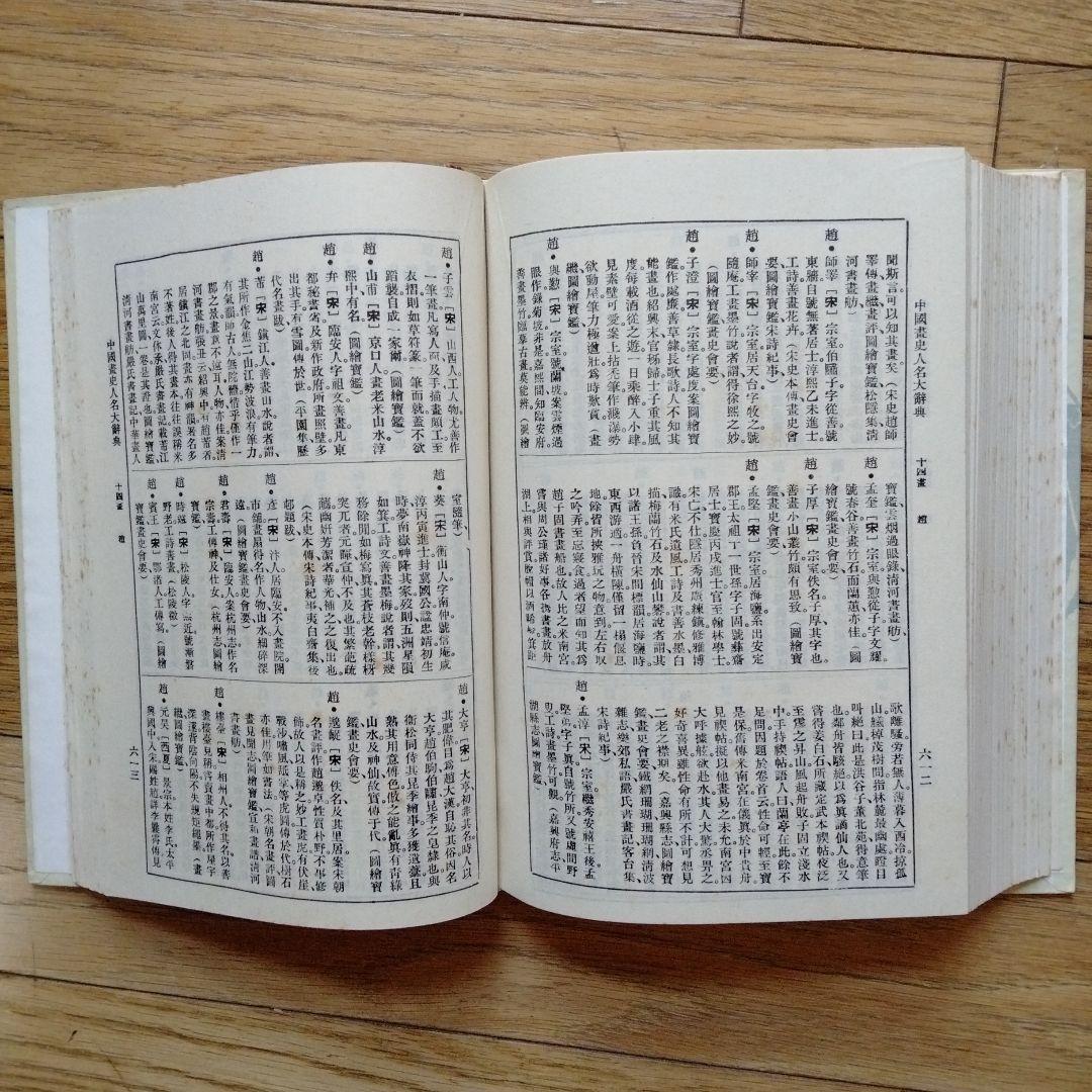 書道、水墨画珍貴古籍善本収蔵辞書[中國畫家大辭典]1934年版影印1982年複製