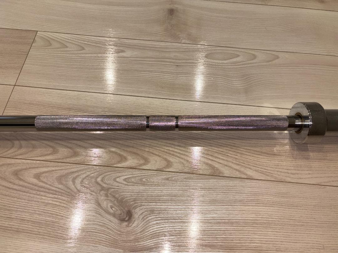iROTEC オリンピックバーベルシャフト 径50mm 長さ220cm シルバー