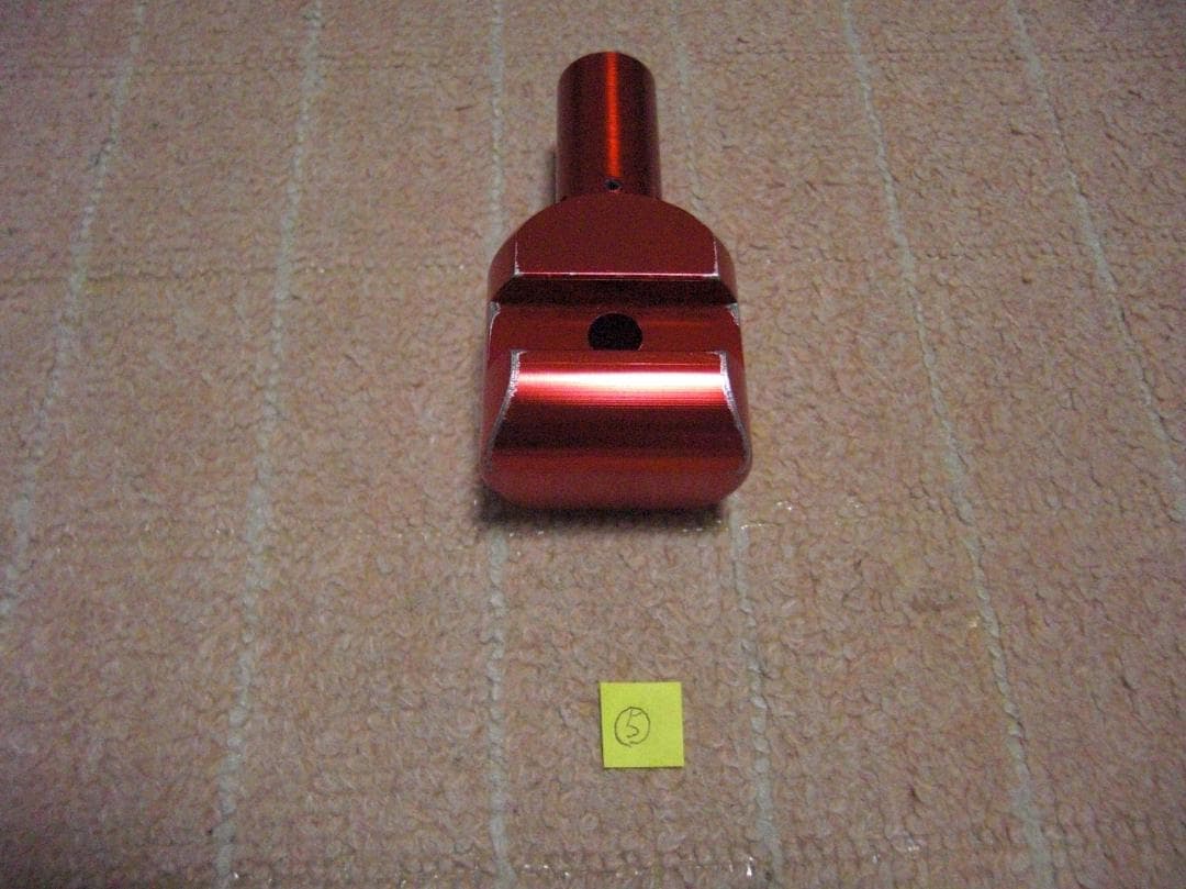 銭屋アルミ石突・ダイワ用・赤色（その⑤）・（巨鯉・大鯉・野鯉・石鯛用）