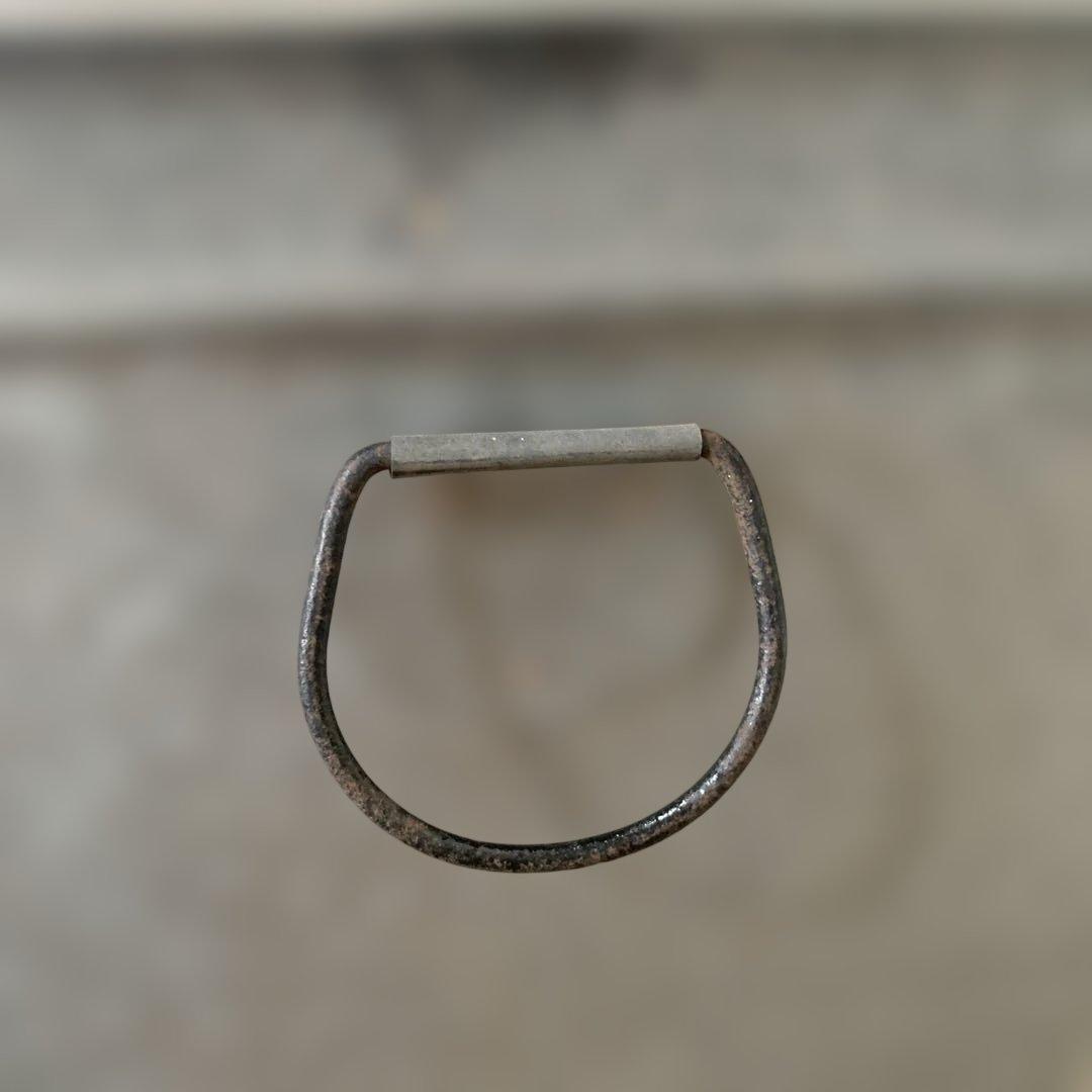 昭和レトロ　亜鉛メッキ鉄製の長方形ボックス アンティーク　オブジェ