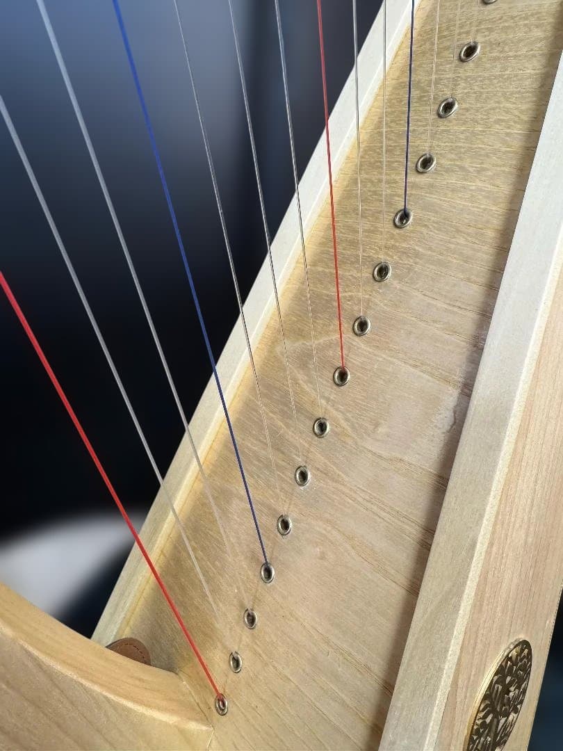 おとつぶハープ ototsubuharp 15弦 ロゼッタ付 定価56,000円