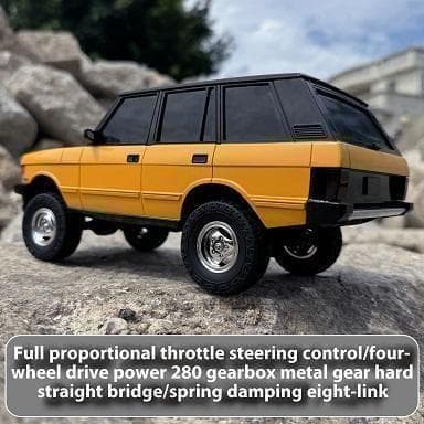 新製品 LD R/C レンジローバー モデル イエロー オプションパーツ付き
