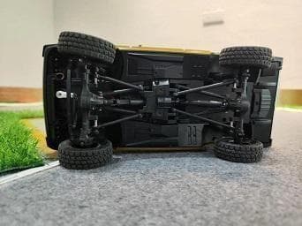新製品 LD R/C レンジローバー モデル イエロー オプションパーツ付き