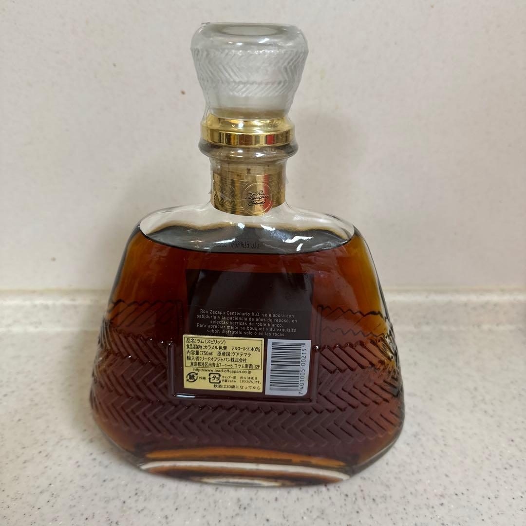 ロンサカパXO 旧ボトル　Ron Zacapa XO