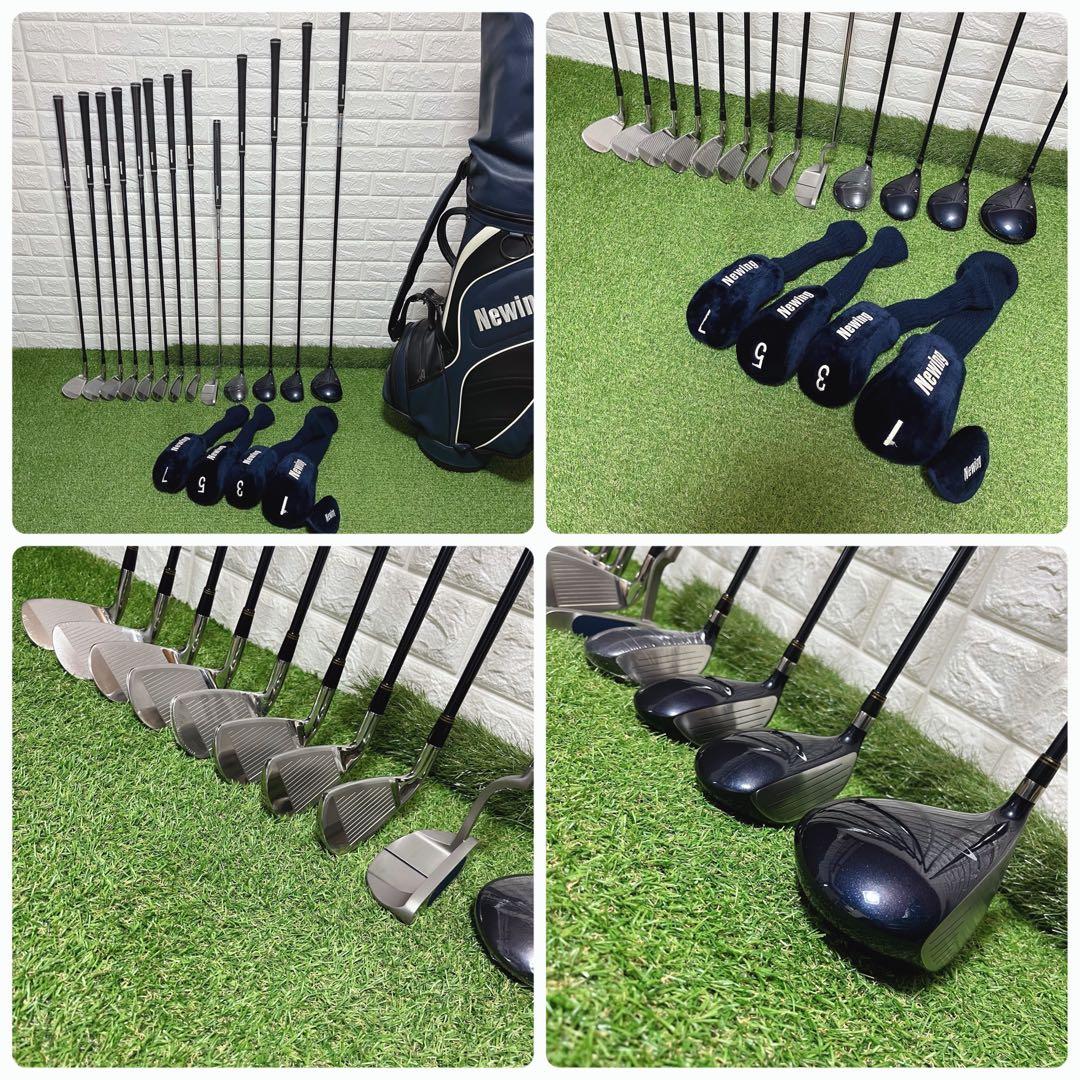 美品 ブリヂストン Newing 未使用有り メンズゴルフクラブ豪華13本セット