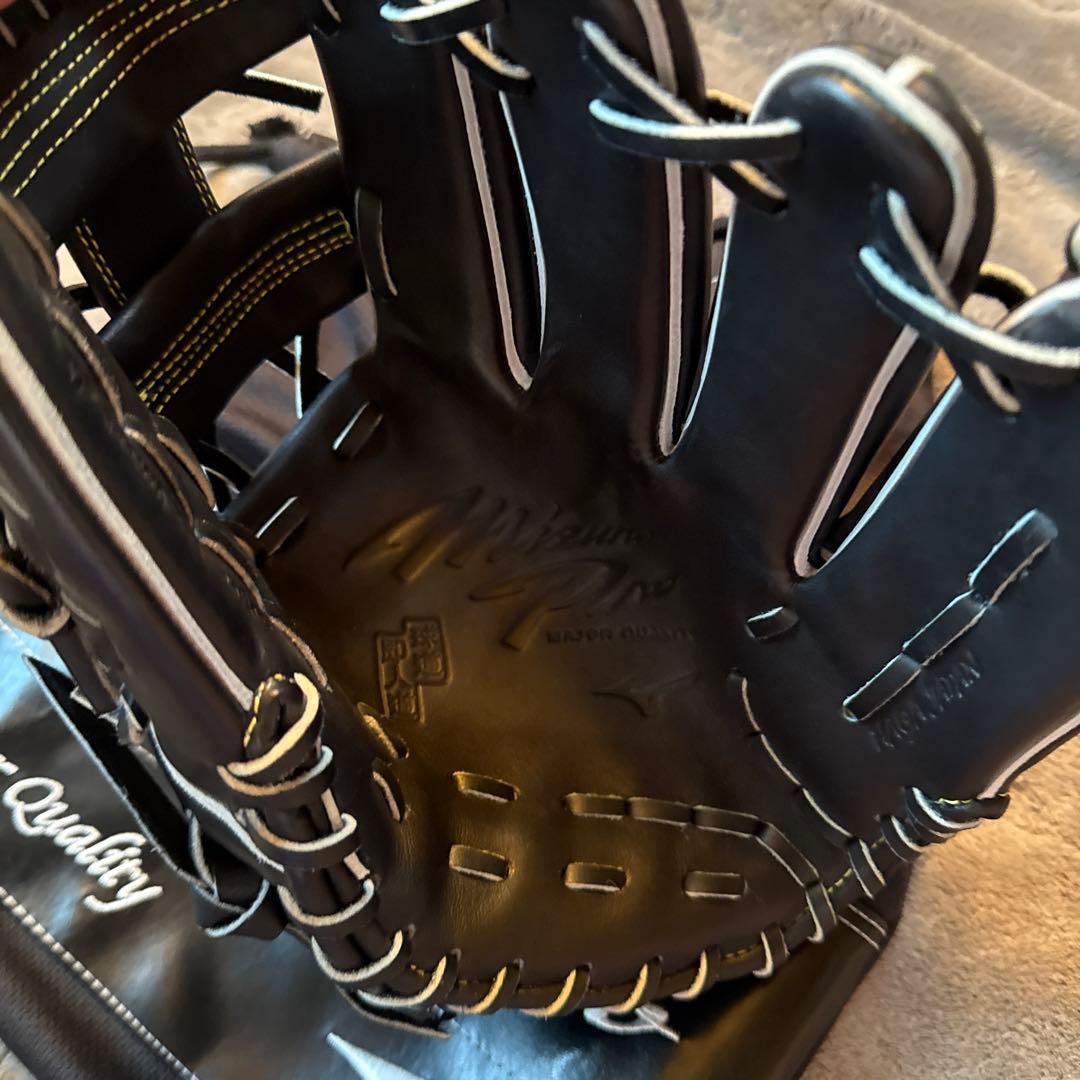 ミズノプロ　MM型　硬式内野手用グラブ　初期ロット　波賀製　宮本慎也