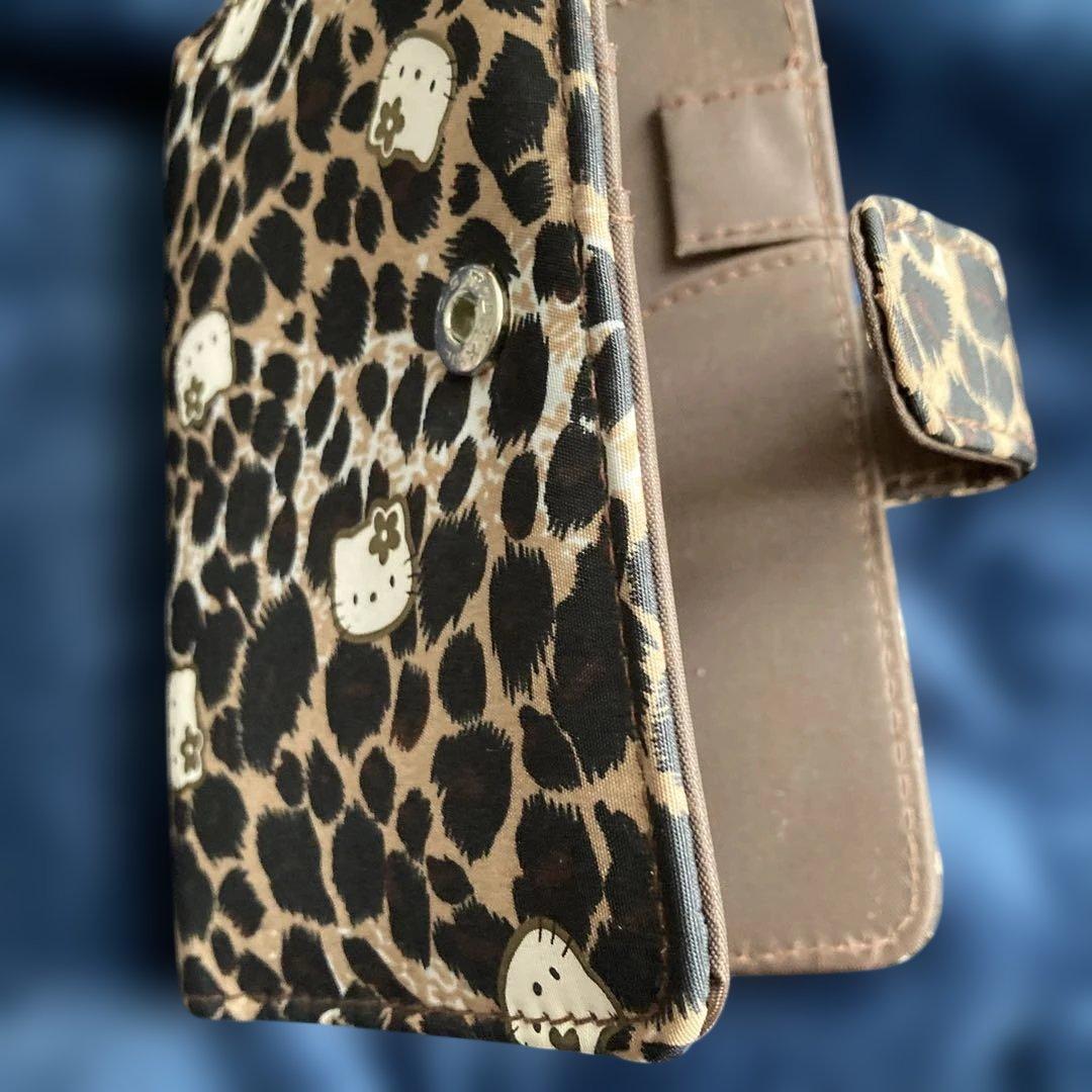 平成レトロ ハローキティ ヒョウ柄 6穴バインダー