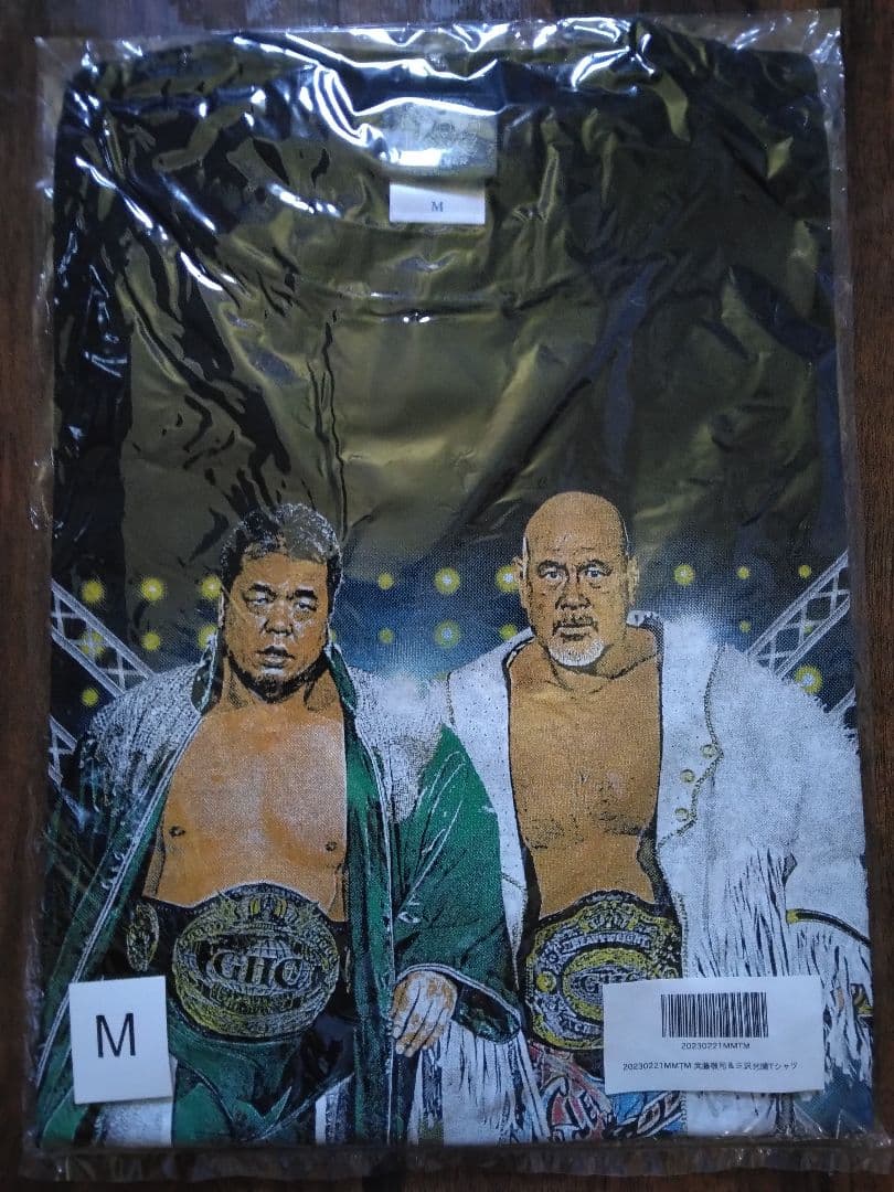 三沢光晴　武藤敬司　Tシャツ　Mサイズ
