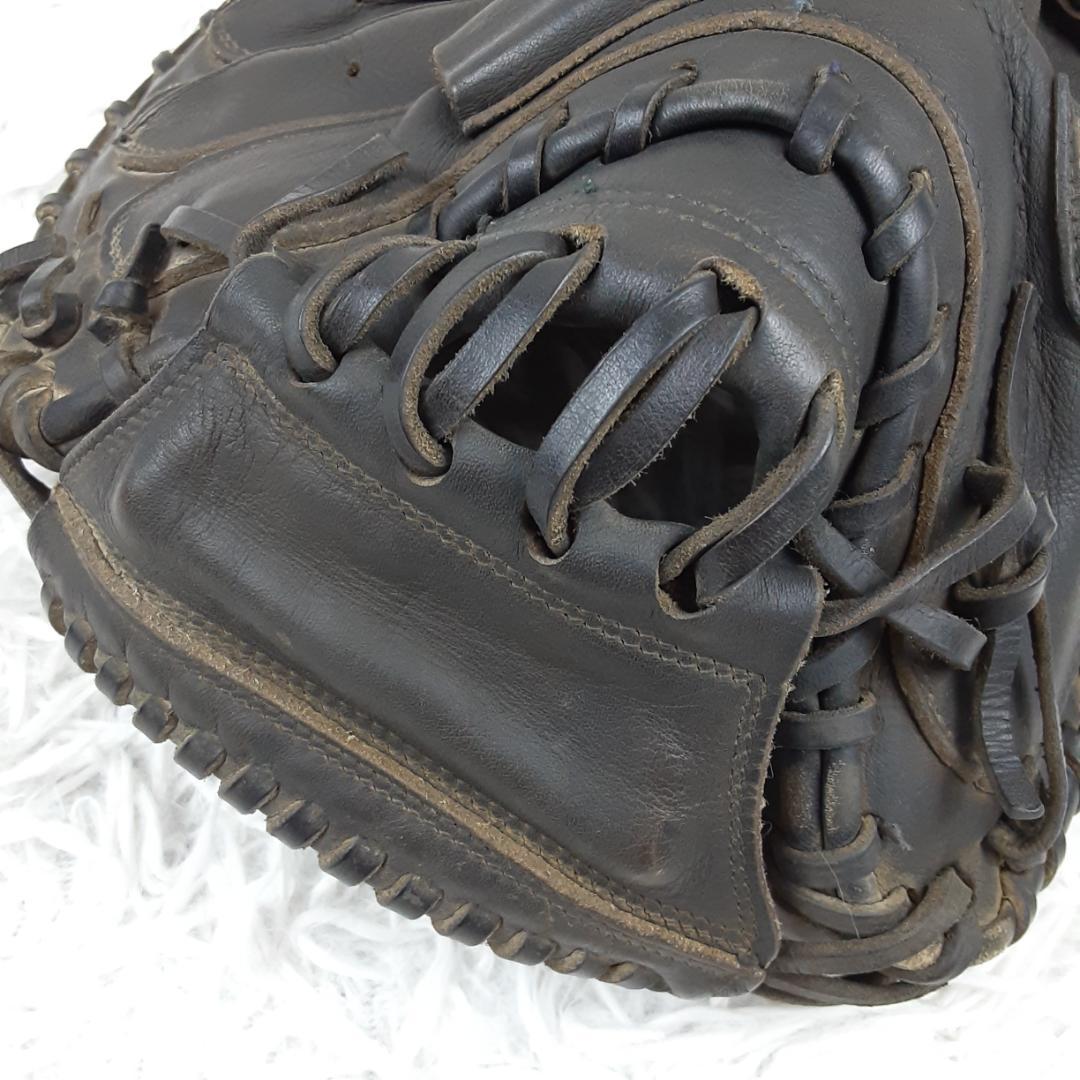 希少◎MIZUNO Buw League 軟式用 左投げ用キャッチャーミット 黒