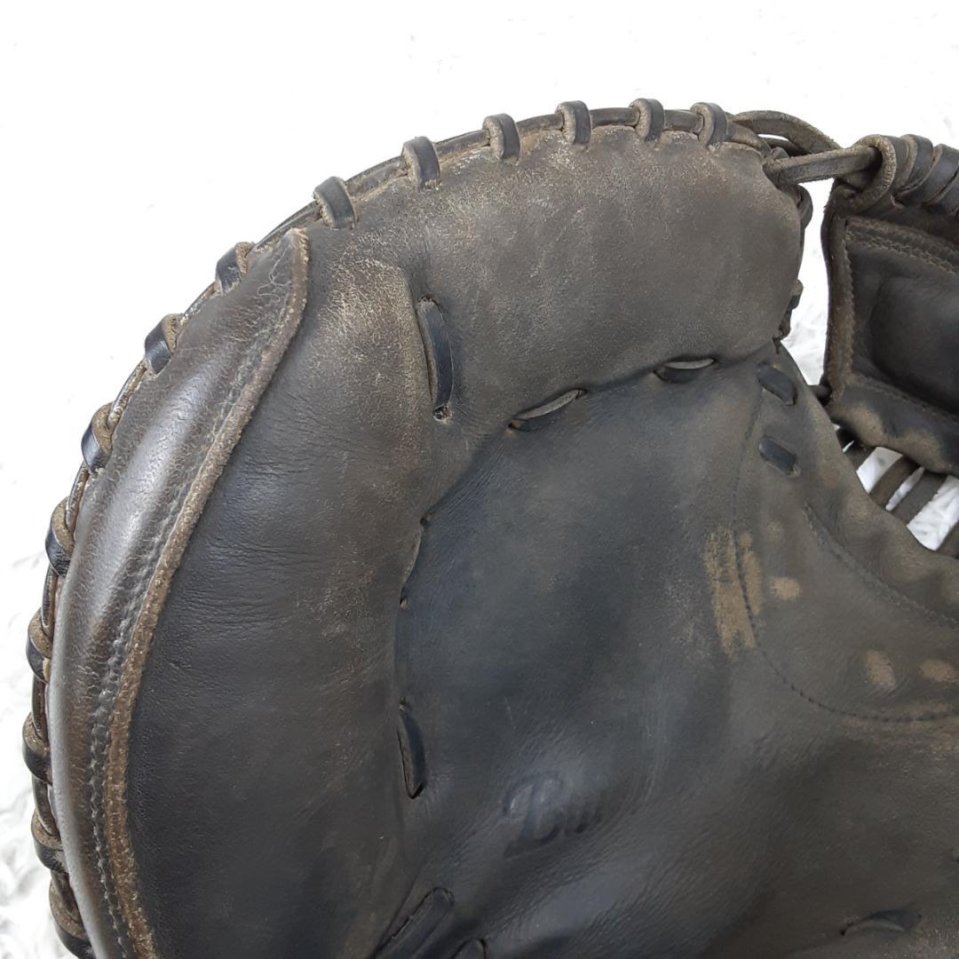 希少◎MIZUNO Buw League 軟式用 左投げ用キャッチャーミット 黒