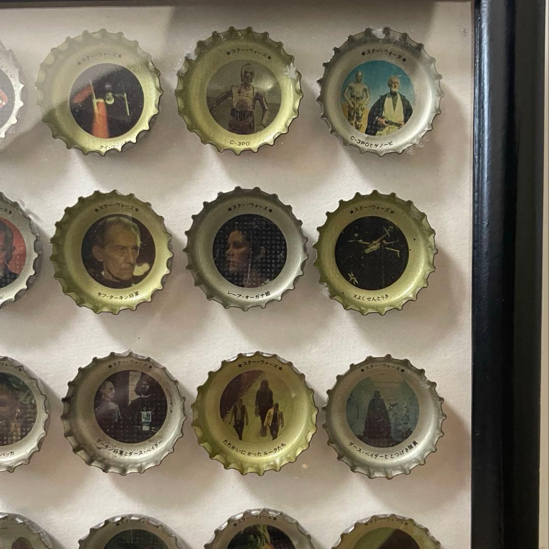 スターウォーズ コカコーラ 王冠 キャップ まとめ売り 額縁付き