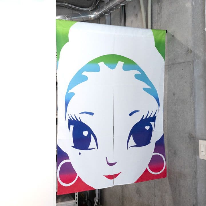 MISIA　のれん　暖簾　レインボー　レア