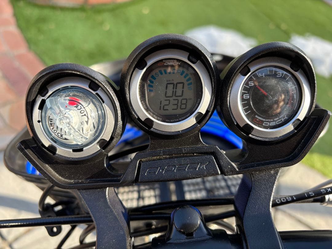 BRIDGESTONE24インチ　キッズサイクル青　直接受け渡し