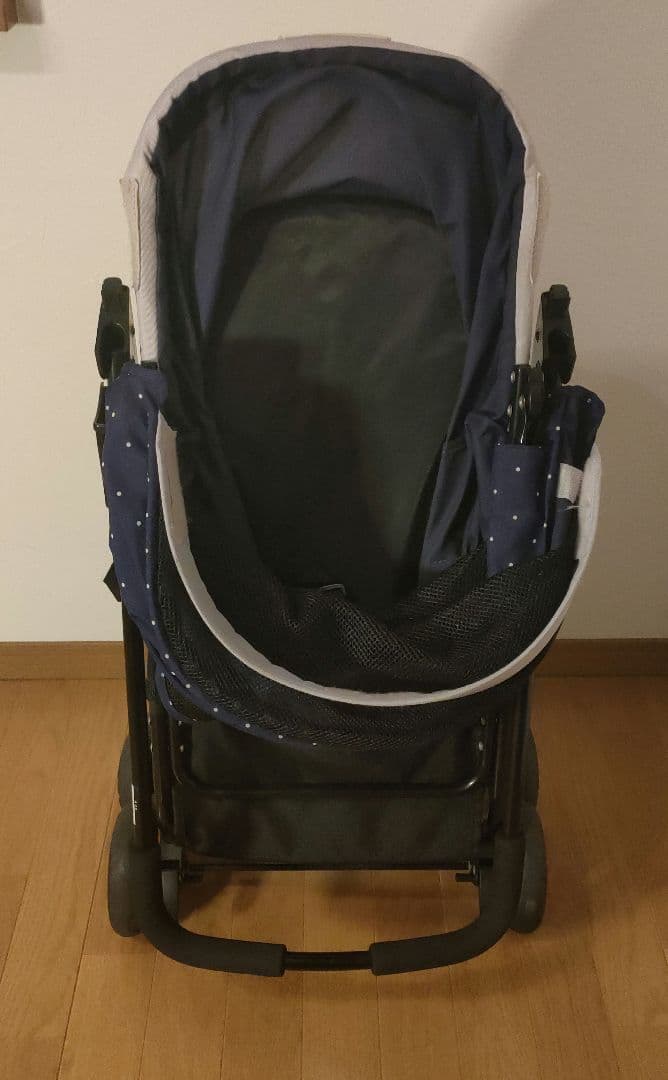 GEX わんわんカートライト 軽量4.8kg ドット模様 ペットカート