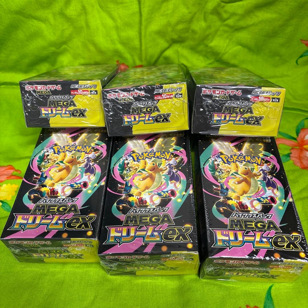 ポケモンカードゲーム MEGAドリームEX 6BOX