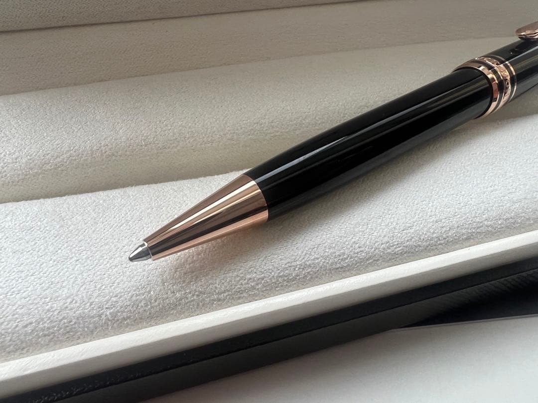 【新品】MONT BLANC ボールペン マイスターシュテュック レッドゴールド