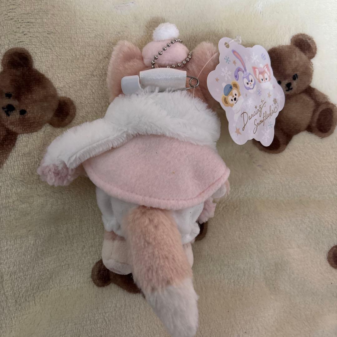 東京ディズニーシー リーナベル ダンシングスノーフレークス ぬいぐるみバッジ