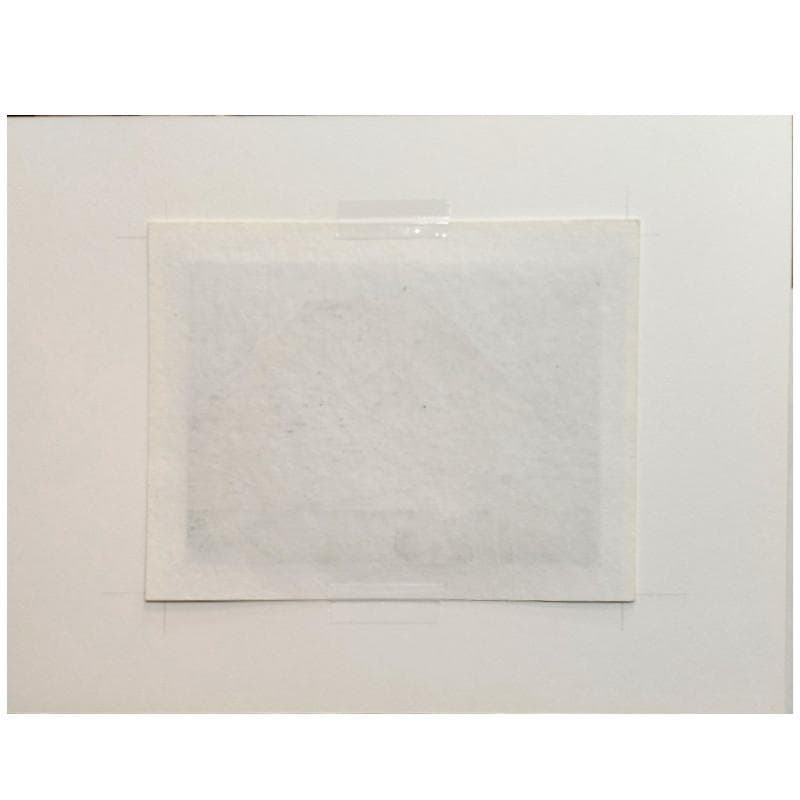 ☆ 大本靖 ☆「 エゾコザクラ 」木版画　太子サイズ　25/200　未使用！