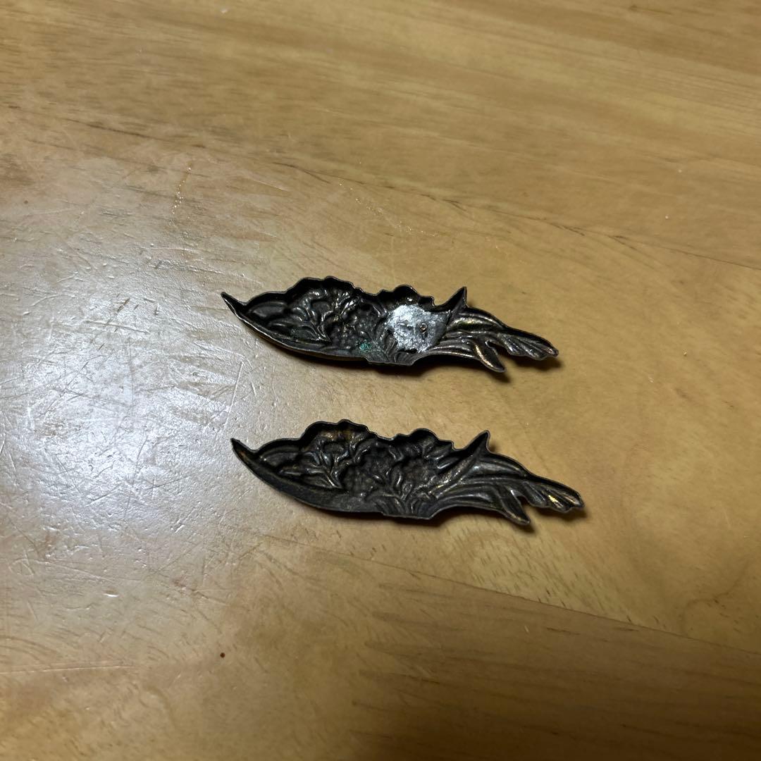 日本刀　花目貫　2個セット