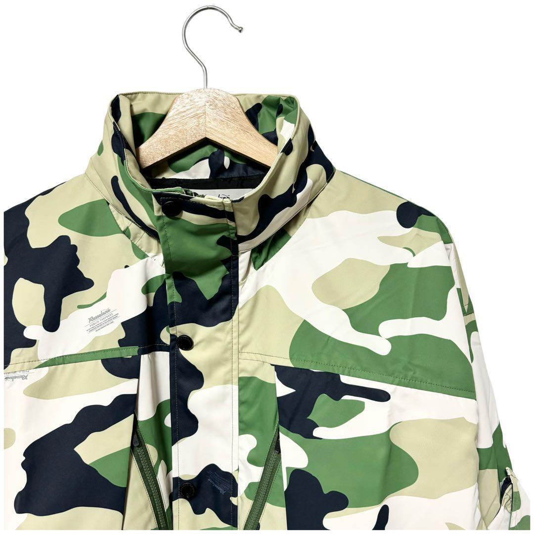 新品 ラッセルノ ゴルフ 2Way カスタム ロング ジャケット カモ XL 6