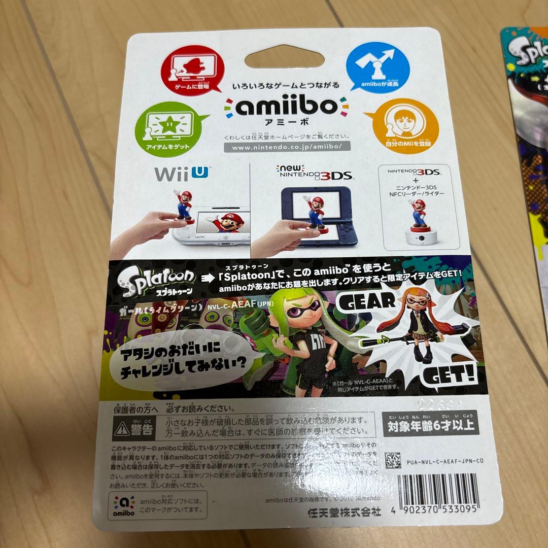 スプラトゥーン　amiibo 未開封