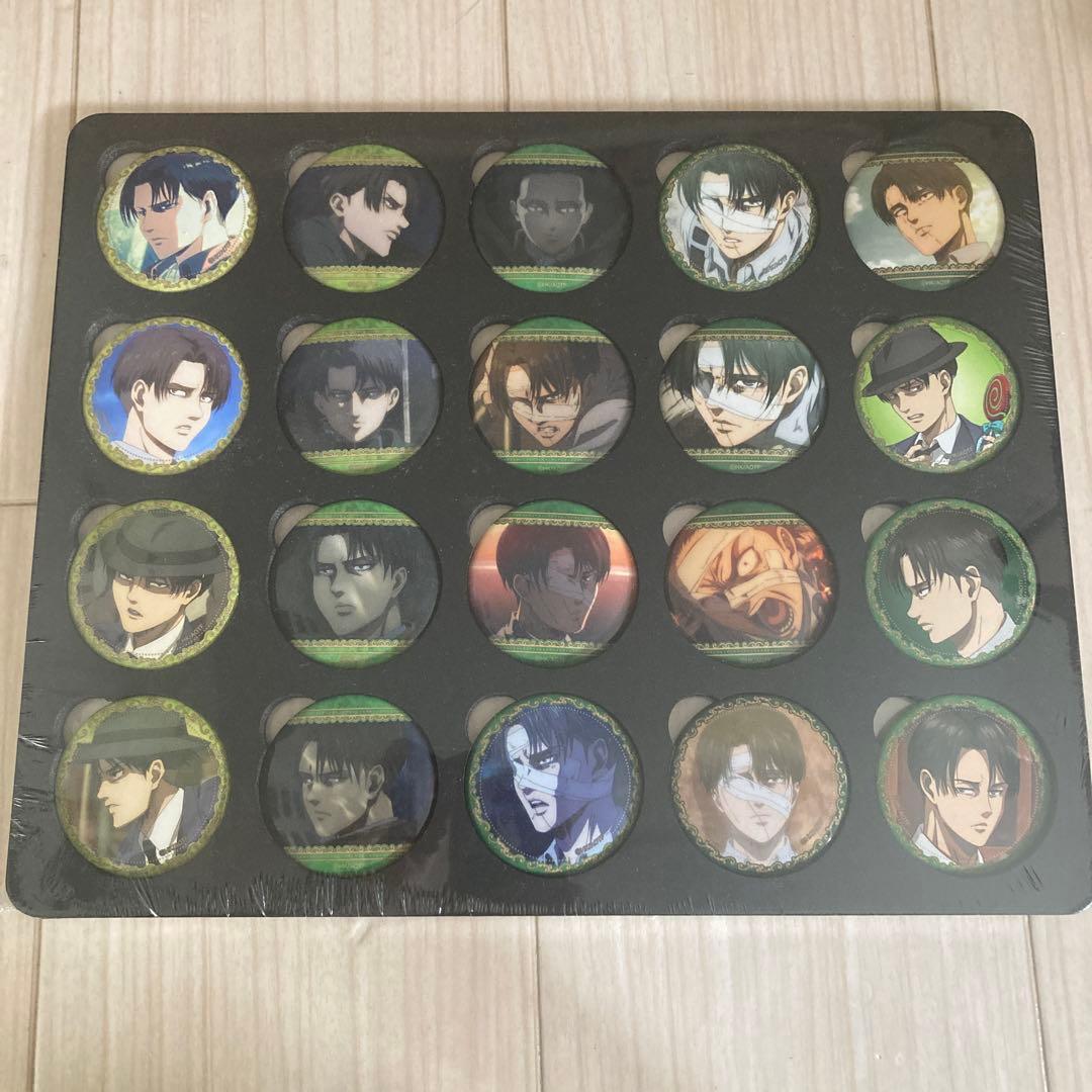 進撃の巨人 リヴァイ 缶バッジ20個セット