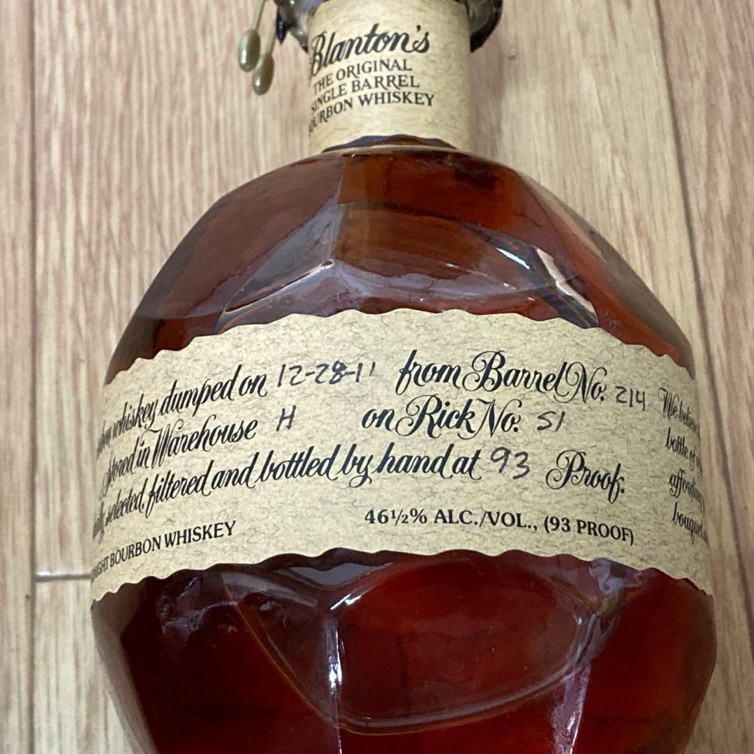 Blanton's ブラントン　シングルバレルバーボン　750mm 2011年