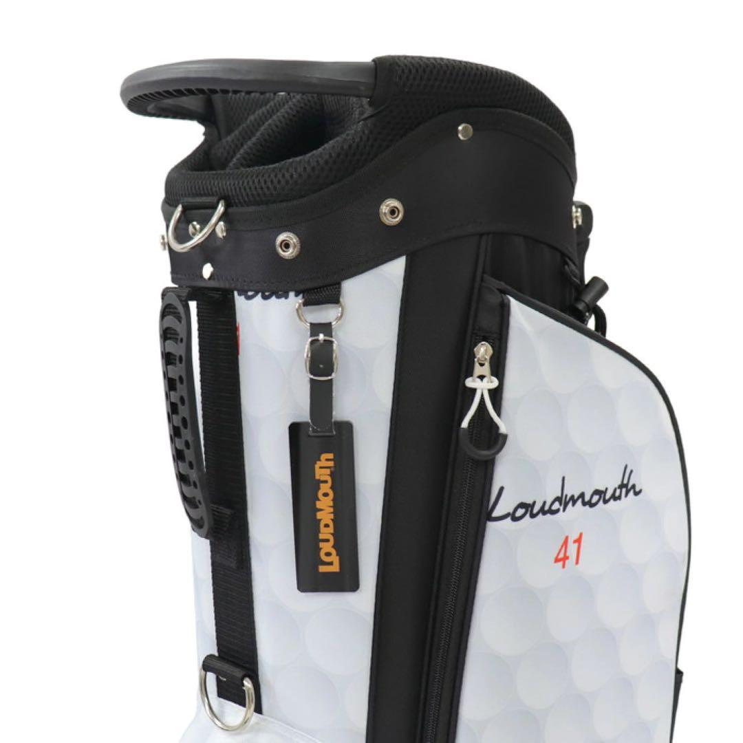 【新品】ラウドマウス キャディバッグ 8.5型 067 ゴルフボール 0031
