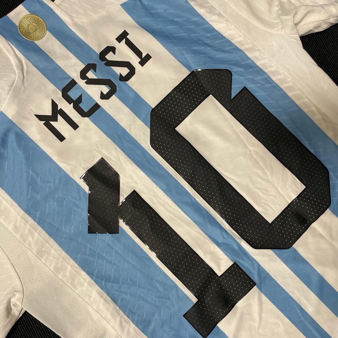 正規品　メッシ　2022カタールW杯　アルゼンチン　オーセンティックユニフォーム