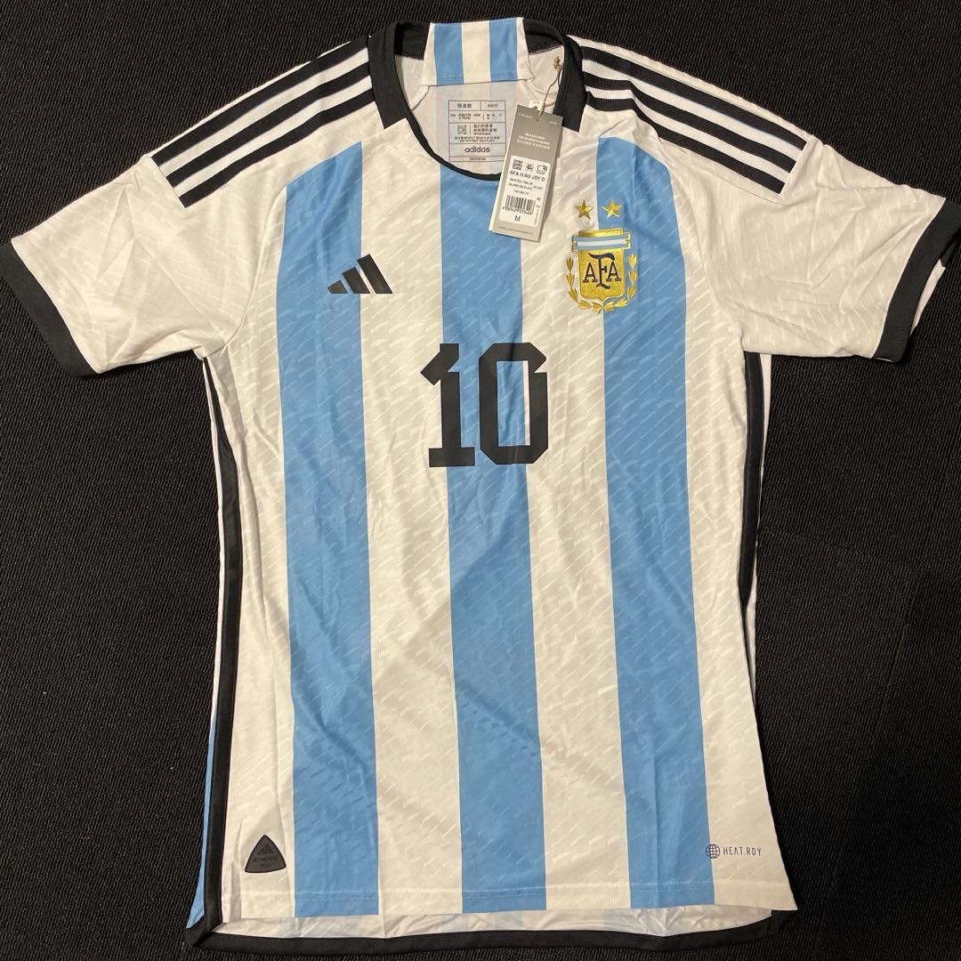 正規品　メッシ　2022カタールW杯　アルゼンチン　オーセンティックユニフォーム