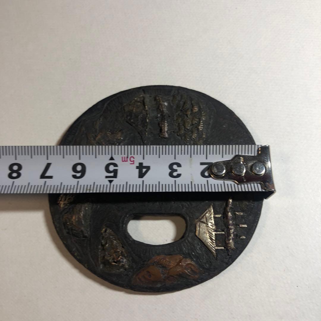 351刀鍔(つば) 刻印あり