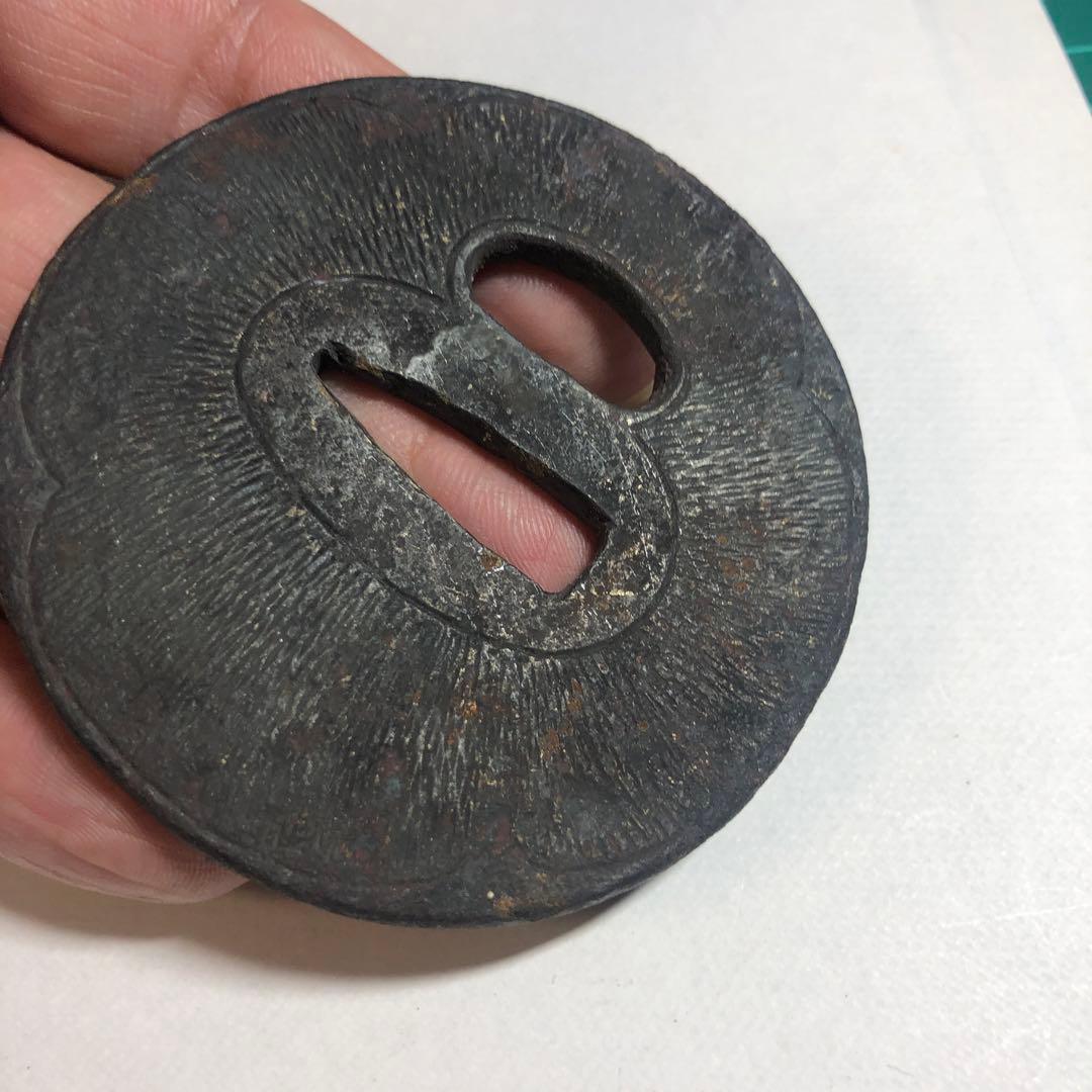 351刀鍔(つば) 刻印あり