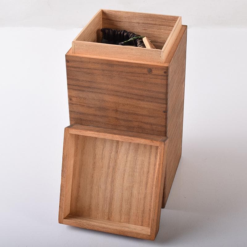 薩摩焼　古薩摩　蛇蝎釉　徳利壷　時代箱付　V　R8202