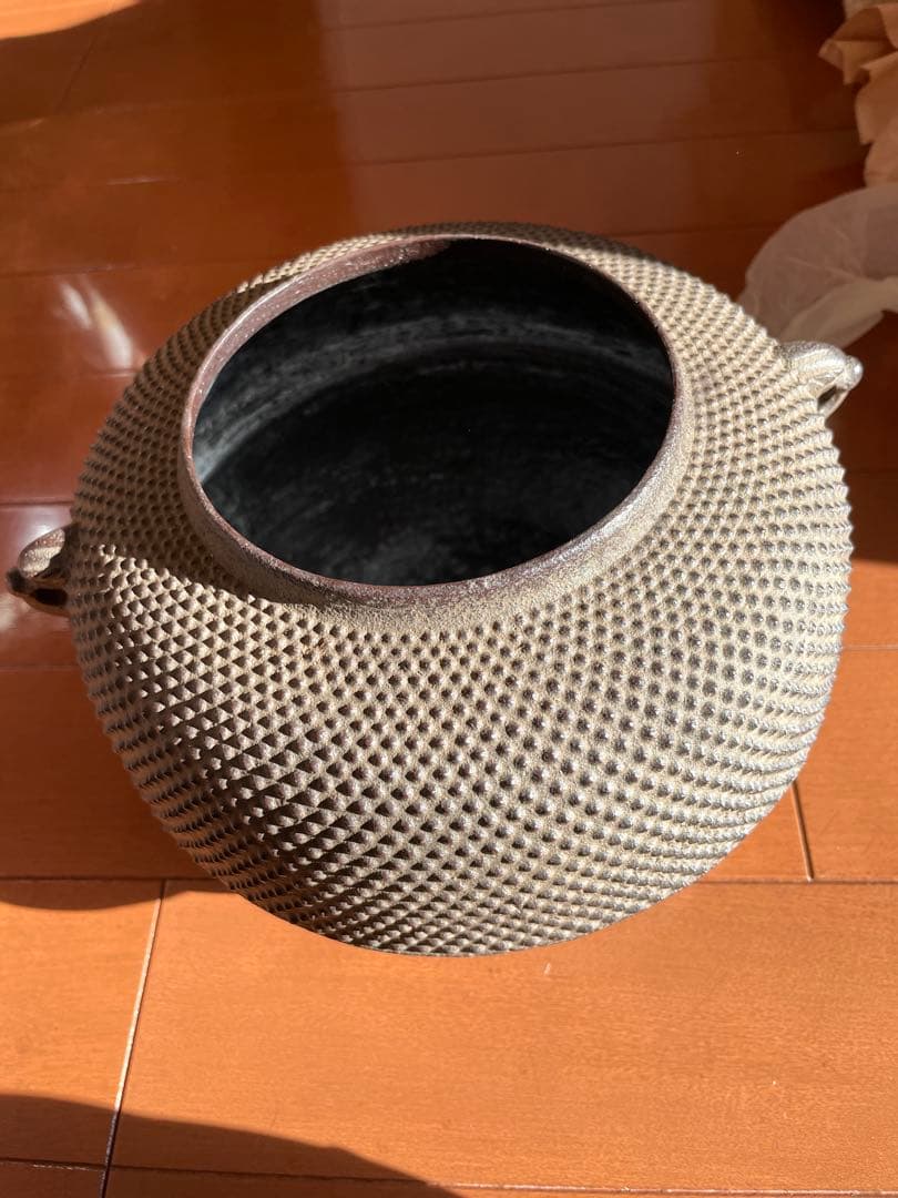 風炉 茶釜 唐銅鬼面風炉釜 敷板 底瓦 茶道具 お点前道具