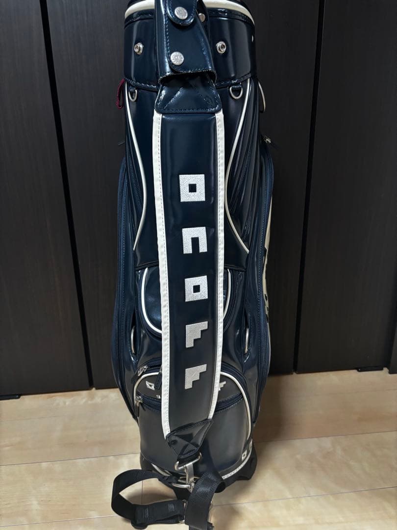 オノフキャディバッグOB0920 ネイビー/ホワイト