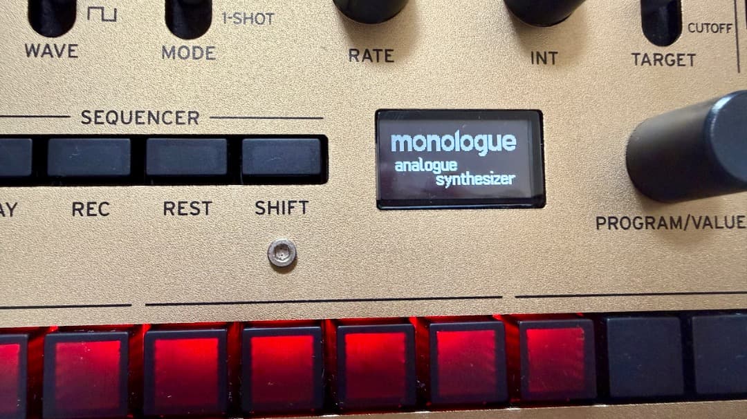 KORG monologue　メンテ済み　かっこいい廃番色