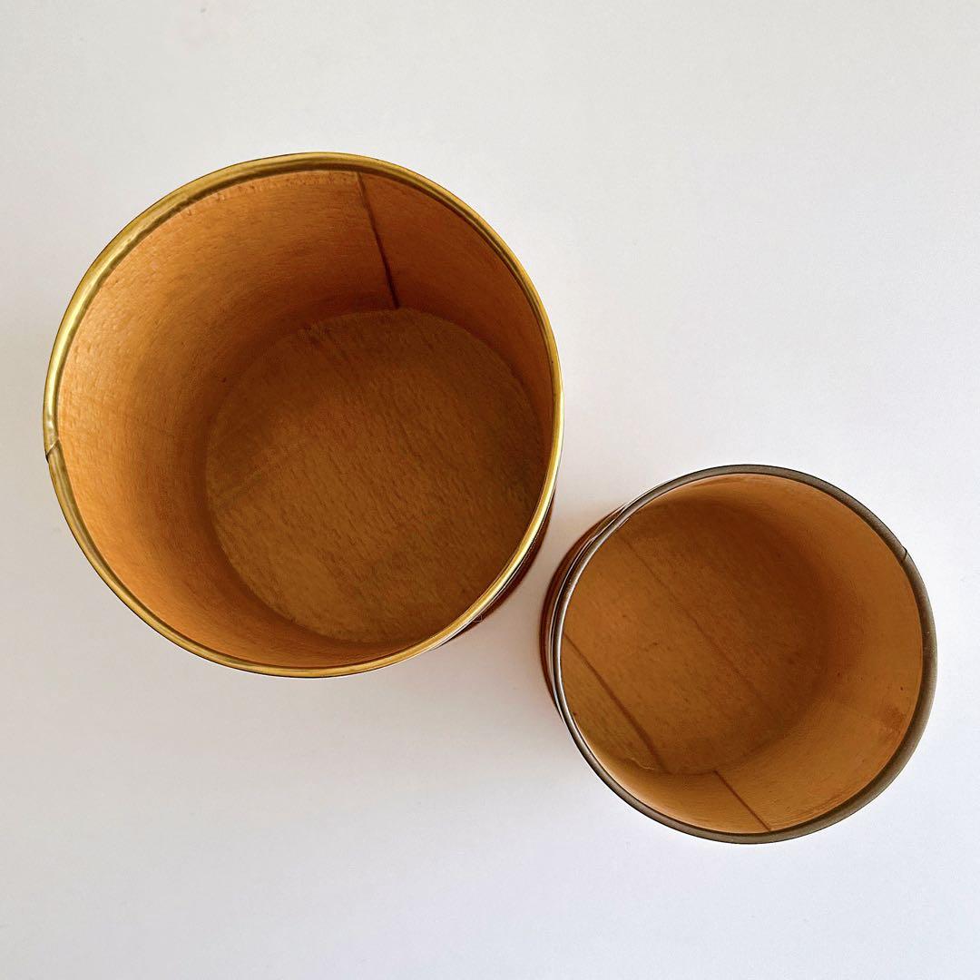 アンティーク 木製 メジャーポット 6つセット 完品